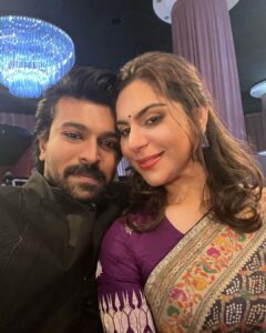 Upasana Kamineni Instagram - Such an honour to be a part of the #RRR family. 
Proudly representing & winning for Indian Cinema. #jaihind 

Thank u Mr.C & Rajamouli Garu for making me part of this journey. 
From shooting in Ukraine to the Golden Globe Awards you have taught me that clarity of thought, hard work & perseverance pays off. 
I’m sooo happy my baby can experience this along with me 🤗❤️
I’m soooooo emotional 🥹 

@alwaysramcharan @ssrajamouli @rrrmovie @goldenglobes