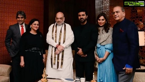Upasana Kamineni Instagram - Memorable moments from last evenings @indiatoday conclave . Honourable Home Minister, Amit Shah ji, @hmoindia was indeed a pleasure meeting you. 🙏 Thank you to the whole team at India today for making us feel so warm. 🤗 Mr C. you rocked this one 👌 @alwaysramcharan