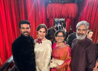 Upasana Kamineni Instagram - Oscar Love ❤️ #oscar2023 Thank you @ssrajamouli Garu & family We are here for India 🇮🇳 #jaihind Dream team @nikitajaisinghani for styling ram @sandysartistry hair and make up @jayantireddylabel my saree @binagoenkaofficial my exquisite jewels @arifminhaz photos @magic.energy spiritual balance @swamynathkorlapati & @prashanthkunchapu biggest support.