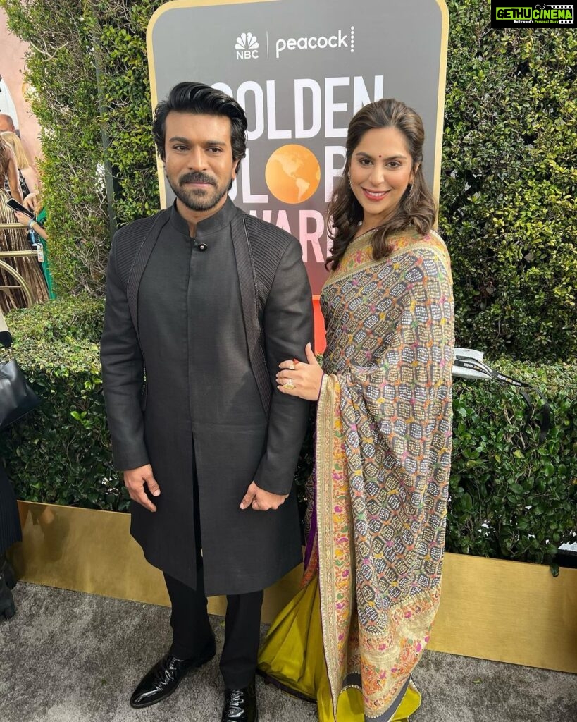 Upasana Kamineni Instagram - Such an honour to be a part of the #RRR family. Proudly representing & winning for Indian Cinema. #jaihind Thank u Mr.C & Rajamouli Garu for making me part of this journey. From shooting in Ukraine to the Golden Globe Awards you have taught me that clarity of thought, hard work & perseverance pays off. I’m sooo happy my baby can experience this along with me 🤗❤️ I’m soooooo emotional 🥹 @alwaysramcharan @ssrajamouli @rrrmovie @goldenglobes