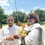 Upasana Kamineni Instagram - priceless moments with Amama & Thatha ❤️ KlinKaara’s first Independence Day #jaihind #harghartiranga @shobanakamineni @alwaysramcharan