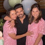 Upasana Kamineni Instagram - Soooo grateful for all the love. Thank you @sushmitakonidela @sreejakonidela , @smireddy_14 & @sarin_katta for having such lovely baby showers for us. 🤗🤗🤗🤗🎉. Our baby is truly blessed. ❤️