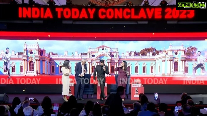 Upasana Kamineni Instagram - Memorable moments from last evenings @indiatoday conclave . Honourable Home Minister, Amit Shah ji, @hmoindia was indeed a pleasure meeting you. 🙏 Thank you to the whole team at India today for making us feel so warm. 🤗 Mr C. you rocked this one 👌 @alwaysramcharan