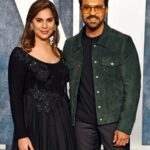Upasana Kamineni Instagram - This one is special ❤️ Soooo thankful & grateful for everything. My faith in the @thesecret365 has become stronger. Manifest with a pure heart, clear goal and wish well for all. Valli pinni & Rama Amma the strongest force behind the scenes, we admire u sooo much ❤️ @vanityfair party - wearing: @falgunishanepeacockindia @binagoenkaofficial @sandysartistry - hmu Last few images by @arifminhaz Vanity Fair Oscar Party