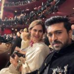 Upasana Kamineni Instagram - Oscar Love ❤️ #oscar2023 Thank you @ssrajamouli Garu & family We are here for India 🇮🇳 #jaihind Dream team @nikitajaisinghani for styling ram @sandysartistry hair and make up @jayantireddylabel my saree @binagoenkaofficial my exquisite jewels @arifminhaz photos @magic.energy spiritual balance @swamynathkorlapati & @prashanthkunchapu biggest support.