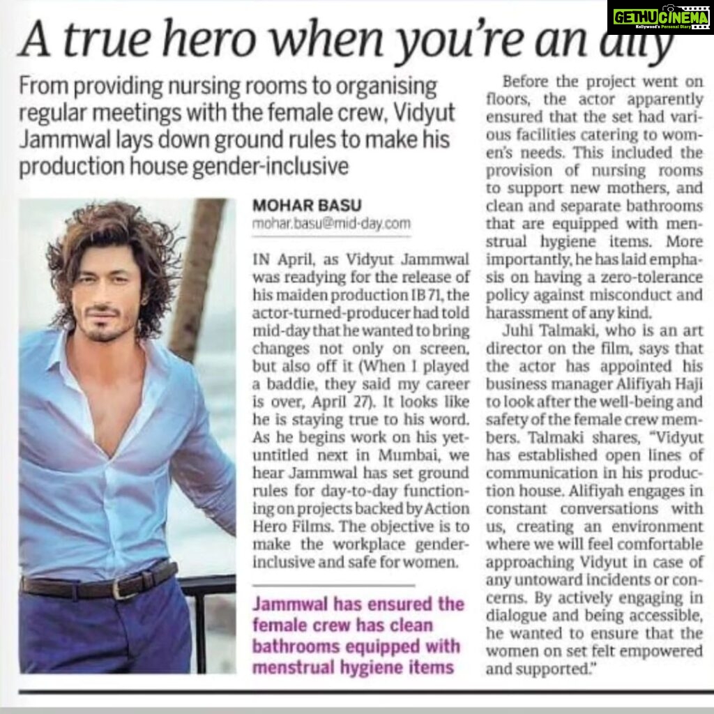 Vidyut Jammwal Instagram - Be the change you wish to see in the world - Mahatma Gandhi Things that 'Make Me PROUD OF ME'🧿🧿…