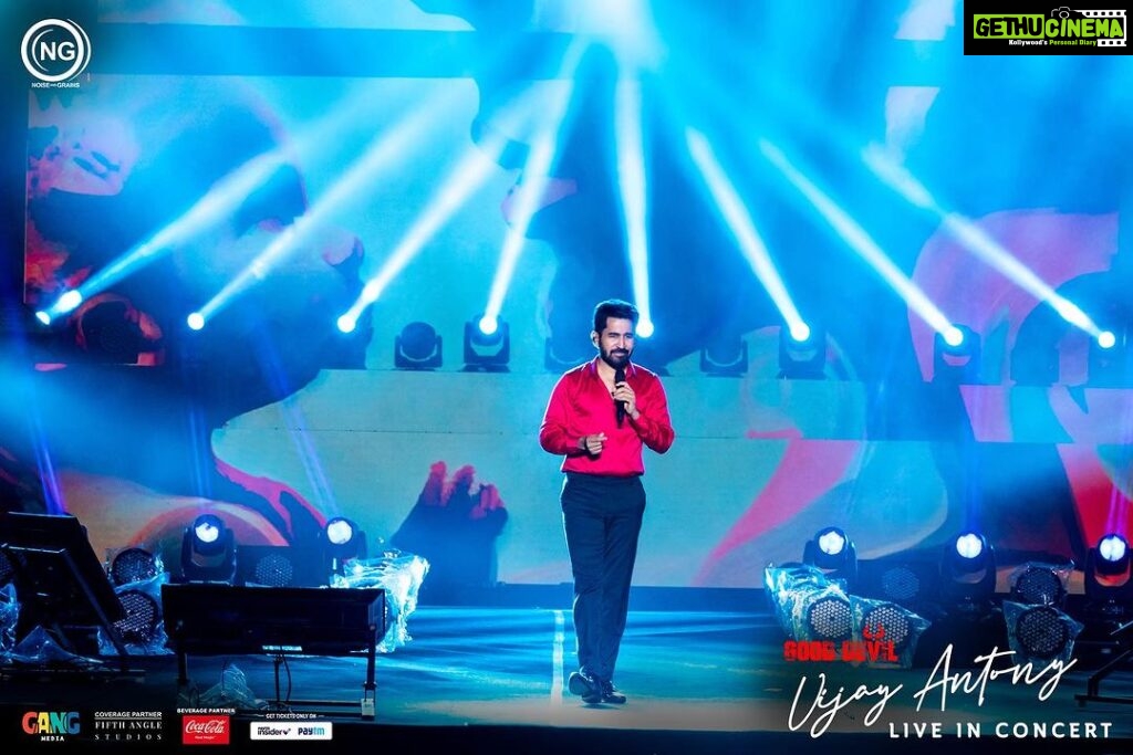 Vijay Antony Instagram - THANK YOU CHENNAI❤️‍🔥 You guys set the venue on 🔥 #OgVibe 🪩 Good Devil 😈 Vijay Antony - Live In Concert, Chennai🔥 @vijayantony @noiseandgrains @gangmedia_offl @karya2000 @itisveer @onlynikil @fifthanglestudios #vijayantony #noiseandgrains #chennai YMCA Nandanam