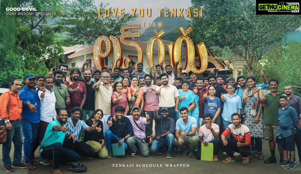 Vijay Antony Instagram - Successfully wrapped up the challenging Tenkasi schedule of #Romeo & #LoveGuru❤ #SUMMER2024 #BLOCKBUSTER @gooddeviloffl @vinayak_vaithianathan @mirnaliniravi
