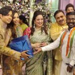 Vijay Vasanth Instagram – Attended wedding reception of daughter of Shri Vishnu Prasad, MP