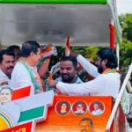 Vijay Vasanth Instagram – Election campaign in support of @incindia candidate Shri. Gopalaswamy contesting from Saravanabelagola assembly constituency. #karnatakaelections2023