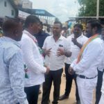 Vijay Vasanth Instagram – Campaigning for Kadur assembly @INCIndia Shri. Anand. With every passing day of campaign the winning prospects of our candidates are getting better and better. 

#CongressForProgress 
#KarnatakaAssemblyElection2023