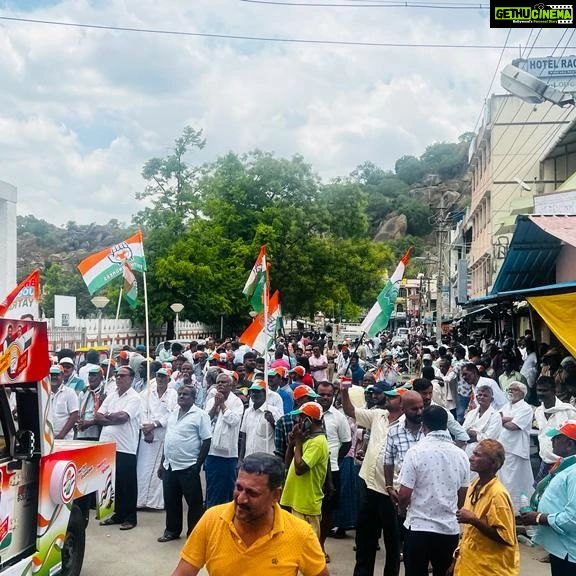 Vijay Vasanth Instagram - Election campaign in support of @incindia candidate Shri. Gopalaswamy contesting from Saravanabelagola assembly constituency. #karnatakaelections2023