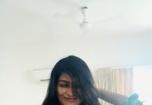 Vijayalakshmi Instagram - From seetha to reeta 😇 #happyweekend #justanordinarygirl