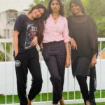 Vijayalakshmi Instagram - The Three Types of Girls!! Crazy, Bold & Beautiful 🫶 #goodmorningworld #sistersquad @niranjani_ahathian @kanithiru10