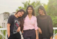 Vijayalakshmi Instagram - The Three Types of Girls!! Crazy, Bold & Beautiful 🫶 #goodmorningworld #sistersquad @niranjani_ahathian @kanithiru10