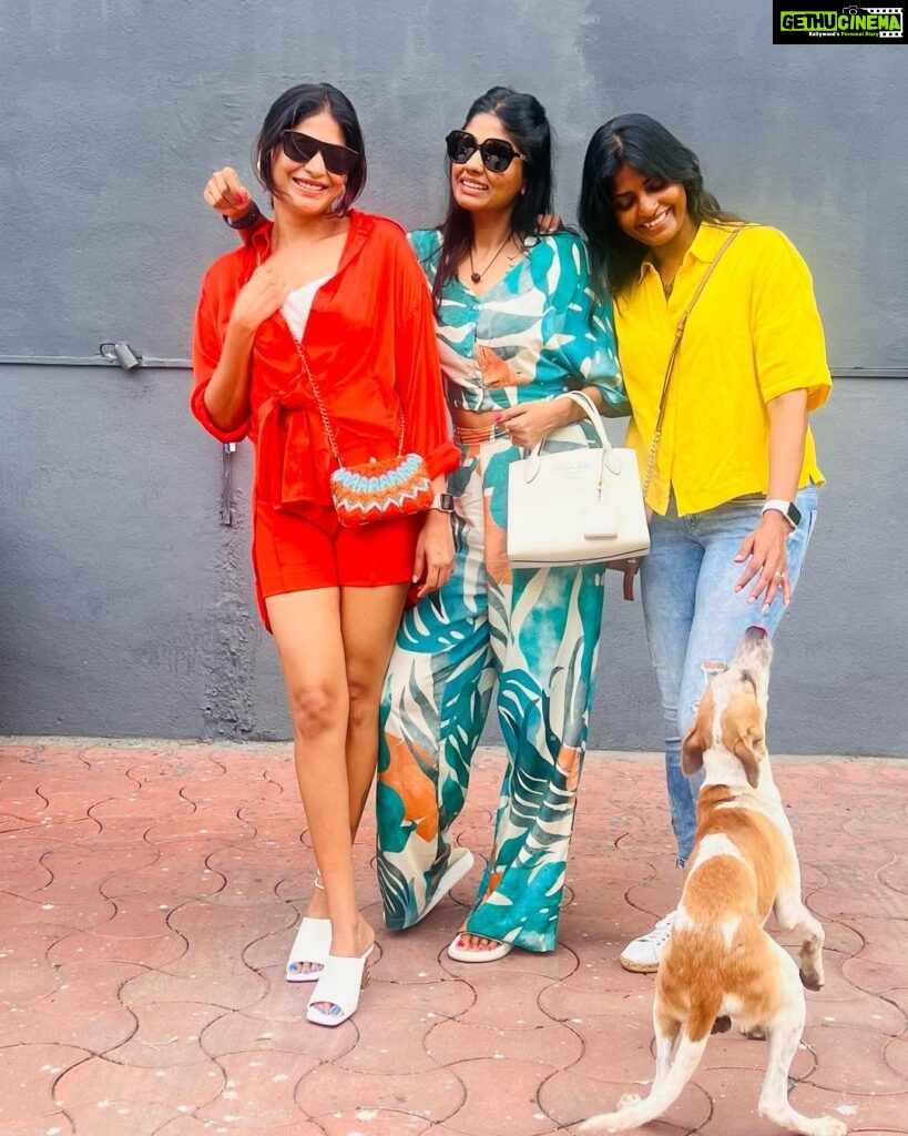 Vijayalakshmi Instagram - Laughters and giggles! Headaches and heartbreaks Missings and blessings Bit of childhood and Plenty of adulthood gossips and confessions.. Fuck ups and follow ups Bruh.. How much can you 3 talk? You know it’s not enough when the conversations continue in a group call, the way back home! I miss living with you two 🤍 @kanithiru10 @niranjani_ahathian #sistersquad #besties