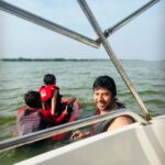 Vijayalakshmi Instagram - Nilancation 🤍 #watersports #weekendvibes #tanning