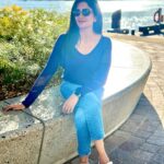 Vimala Raman Instagram - 🦋 A little golden hour . . . #sydney #barangaroo #city #goldenhour #water #happiness #happy #love #postoftheday #water #waterfront #pic #style #winter #athome #home #instagood #love #goldenhour #actor #actress #vimalaraman