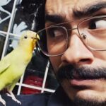 Vishak Nair Instagram - Made a new friend today... Meet Muth 🐣