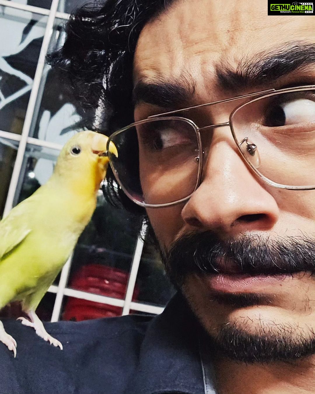 Vishak Nair Instagram - Made a new friend today... Meet Muth 🐣