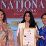 Vishakha Singh Instagram - Honoured and humbled to have been felicitated with the "Mumbai's Women Leaders" title by CMO Asia and World Women Leadership Congress. Initially, I wasn't convinced if I should accept this citation - simply because all the other awards and nominations I have received in the past have been vis a vis my roles or films I have produced independently or start up challenges that I have been a part of. This one was just about 'me'. However, I reminded myself that we women often doubt ourselves despite our accomplishments. (Studies even suggest that women are more likely to experience workplace imposter syndrome). So, while this recognition took me by surprise, it made me realise the value of my collective accomplishments. Hence, on a rainy evening at Taj Lands, surrounded by incredible achievers, I accepted the award from esteemed philanthropists. There's still a long way to go for me, but this award serves as a reminder of how far I've come. Excited for what lies ahead! #MumbaiWomenLeaders #Grateful #Recognition #FutureSuccess Taj Lands End, Mumbai
