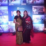Vishakha Singh Instagram - Last week, I had the honour of attending #FarEye’s 10th-anniversary celebrations in Noida. The event was a perfect blend of celebration and intellectual stimulation, featuring accomplished speakers and thought-provoking discussions. Gautam Kumar and his cofounders’ startup journey, which I first learned about at an event at IIT Kanpur (organised by @swatityagi986 and team) has been a testament to resilience. Engaging with a founder who has traversed the entrepreneurial spectrum brings a unique perspective. His insights, combined with those of other esteemed panelists, offered a comprehensive view of the startup landscape, from inception to achieving remarkable milestones like FarEye's 10-year journey. Our panel, 'Built To Last - Technology, Platform, and Companies', showcased luminaries with histories of remarkable achievements. Dr. RS Sharma known for spearheading AADHAR and Cowin Digital initiatives, shared insights on digital identity , Pawan Agarwal ex-CEO of FSSAI , discussed food safety and security. Padmaja Ruparel, CoFounder of Indian Angel Network, highlighted FarEye's impact in the logistics sector. I contributed my perspective on 'blockchain solutions across industries', adding innovation to the discourse. Wishing them the very best for the next decade! Thank you @ruchirathore755 for saving the day with @soovos_handlooms ‘s lightest saree :) Jaypee greens resorts n Spa