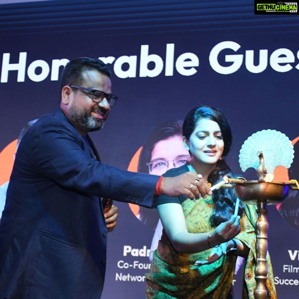 Vishakha Singh Instagram - Last week, I had the honour of attending #FarEye’s 10th-anniversary celebrations in Noida. The event was a perfect blend of celebration and intellectual stimulation, featuring accomplished speakers and thought-provoking discussions. Gautam Kumar and his cofounders’ startup journey, which I first learned about at an event at IIT Kanpur (organised by @swatityagi986 and team) has been a testament to resilience. Engaging with a founder who has traversed the entrepreneurial spectrum brings a unique perspective. His insights, combined with those of other esteemed panelists, offered a comprehensive view of the startup landscape, from inception to achieving remarkable milestones like FarEye's 10-year journey. Our panel, 'Built To Last - Technology, Platform, and Companies', showcased luminaries with histories of remarkable achievements. Dr. RS Sharma known for spearheading AADHAR and Cowin Digital initiatives, shared insights on digital identity , Pawan Agarwal ex-CEO of FSSAI , discussed food safety and security. Padmaja Ruparel, CoFounder of Indian Angel Network, highlighted FarEye's impact in the logistics sector. I contributed my perspective on 'blockchain solutions across industries', adding innovation to the discourse. Wishing them the very best for the next decade! Thank you @ruchirathore755 for saving the day with @soovos_handlooms ‘s lightest saree :) Jaypee greens resorts n Spa