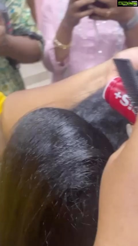 Vishnu Priya Instagram - My first ever model is my sweet SILK SMITHA……. #hairstyles #hairstyle #hair #bridalhairstyle #bridalhair