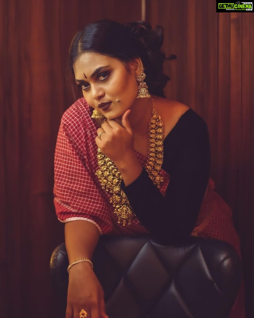 Vishnu Priya Instagram - @ajay_artistry (recreating the legendary actress silk smith mam