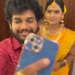 Vishnu Priya Instagram – Once more wd my lovely brotherβ¦ zoom zoom out π§π»ββοΈ Chennai, India