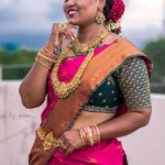 Vishnu Priya Instagram - Traditional look.... ❣️with this song Chennai, India