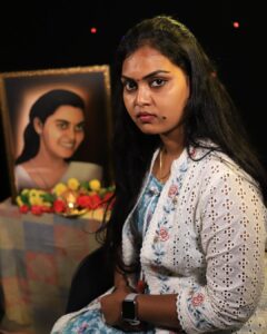 Vishnu Priya Instagram - Silksmitha mam Ninaivunal...i need ur blessings mam... 
pc credits @venuchaithu28