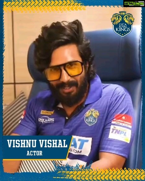 Vishnu Vishal Instagram - Heartfelt 🙏 thanks to actor Vishnu Vishal for sending his positive energy and cheers 🙌 to the Lyca Kovai Kings on the eve of the TNPL decider. Let's go Kings, we've got this! 🤩🔥💪 Enna Makkalae... #GethuKaatuvoma? 💪🏻🙌🏻 @thevishnuvishal @tnpremierleague #TNPL2023 #TNPL 🏏 #LKK #LycaKovaiKings 👑💙