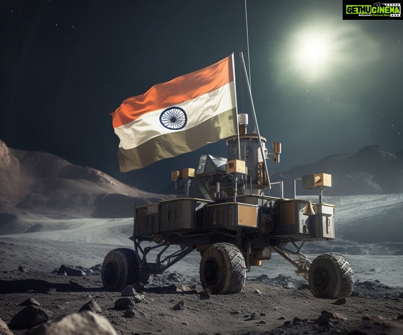 Vivek Oberoi Instagram - Not luck nor magic, but sheer determination achieves victory! After 77 years of independence one country has only managed to put a moon on their flag while the other has put their flag on the moon! This is the difference between choosing peace and progress VS terrorism and violence. Salute to the incredible team at @isro.in and the dynamic leadership of our Prime Minister @narendramodi ji. Bharat mata ki jai🙏 Scrolling through my feed everywhere, I am filled with joy to see Indians everywhere celebrating and cheering on the team and #chandrayaan3, this is the true unity of our country, yet another reason to be a proud indian today! 🇮🇳 #moonlanding #isro #india Moon