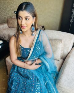 Yaashika Aanand Instagram - Photo dump from the inaugural event. Makeover by @glambyosheen . . . . #swipeleft #explore #yashika #lahenga Salem, India