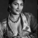 Yaashika Aanand Instagram - The B&W Series 💣🖤🏴‍☠️ . Concept/styling @beingstyl Photography @theportraitstudio_tps Outfit @_sayaanika_ Jewellery @fineshinejewels Mua @makeupreva Hair @thoorigaikabilan