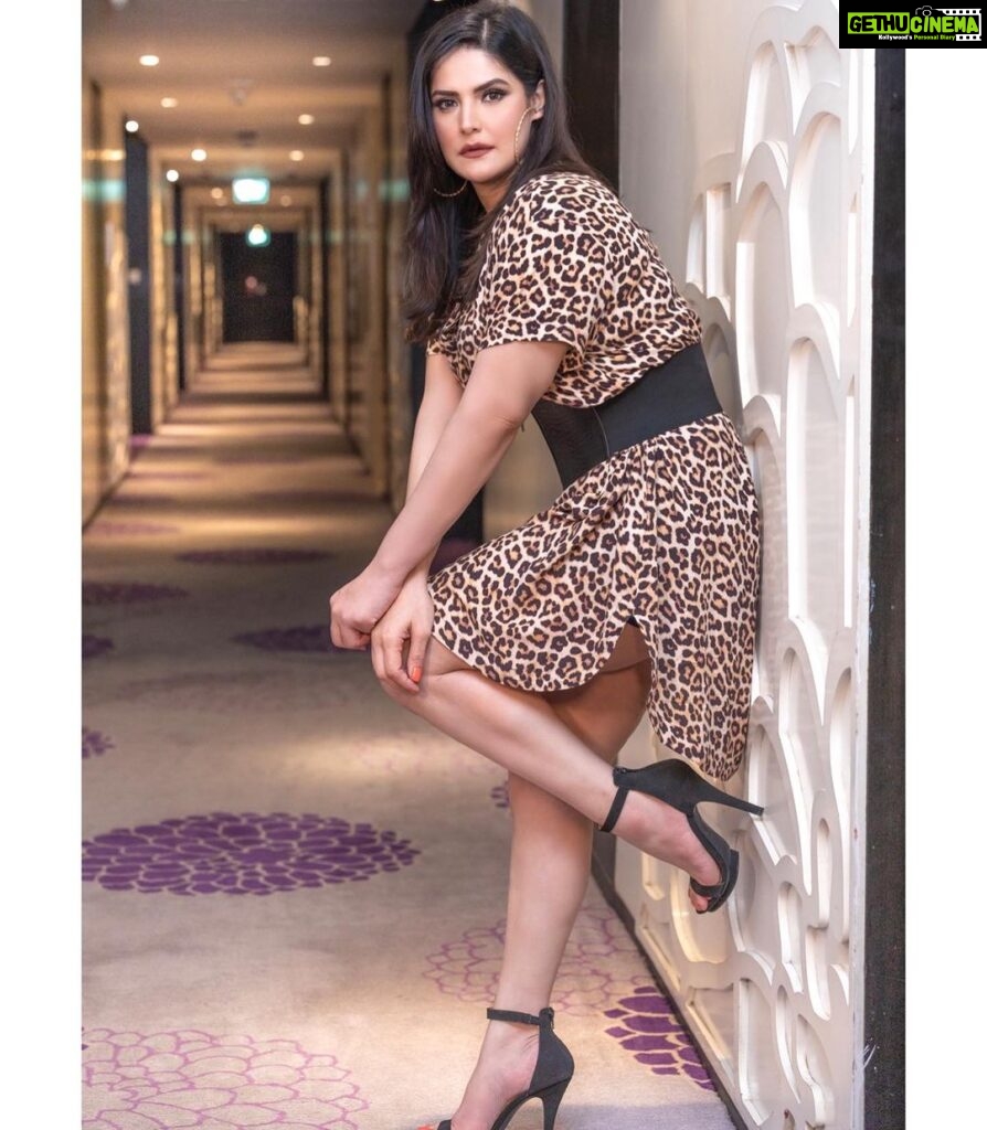 Zareen Khan Instagram - Cheetahs don’t run with other animals to prove it’s speed ! #ZareenKhan 📸 - @pranjalpratimphotography