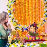 Aalisha Panwar Instagram - Hmaare pyaare golu molu gannu maharaj.. ., 🙏😇😘 #ganeshchaturthi2023