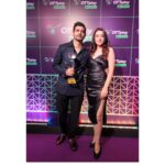 Aanchal Munjal Instagram - To dearest Tahir aka My Vikrant, Heartiest Congratulations on winning the Best Actor Award. Purva's eyes are always on you. School mein you topped then Engineering mein bhi & now this! So proud and obv well deserved ❤️🥂👀 Love Your Purva 😅🤗 @tahirrajbhasin #YehKaaliKaaliAnkhein @htcity @ottplayapp #ottplayawards2022 #AnchalSingh #Tahirrajbhasin #ottplayawards JW Marriott Mumbai Juhu