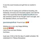 Aanchal Munjal Instagram – THE BIRTHDAY GIFT!!! Thank you @sidharth_sengupta sir for your kind, beautiful & inspirational words. Thank you for showing faith in me & always pushing my limits. Your words motivate me to keep bettering myself & to never stop learning in life. 
❤️❤️❤️🙏🙏🙏
#bestbirthday #yehkaalikaaliankhein #gratitude