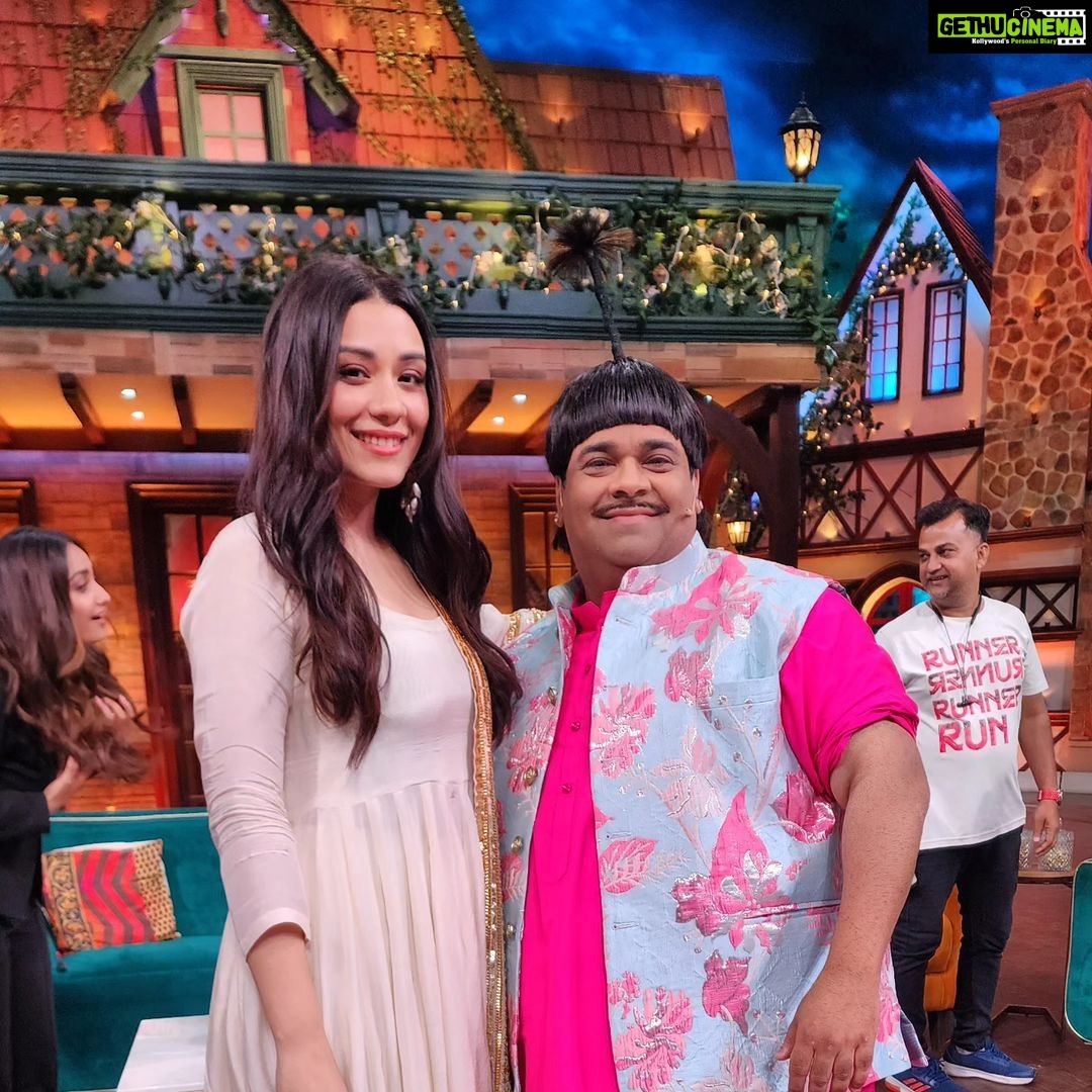Aanchal Munjal Instagram - I had a blast shooting for the 'The Kapil Sharma Show' & my excitement was so apparent if you all saw the show. Laughter is the best therapy & @kapilsharma @anukalpgoswami along with @archanapuransingh mam @kikusharda @sumonachakravarti @vikalp_mehta #ManjuBrijnandanSharma & the whole team are doing a Divine job, spreading happiness like no one else. So grateful for this experience ❤️🫶🧿 @sonytvofficial @sonylivindia