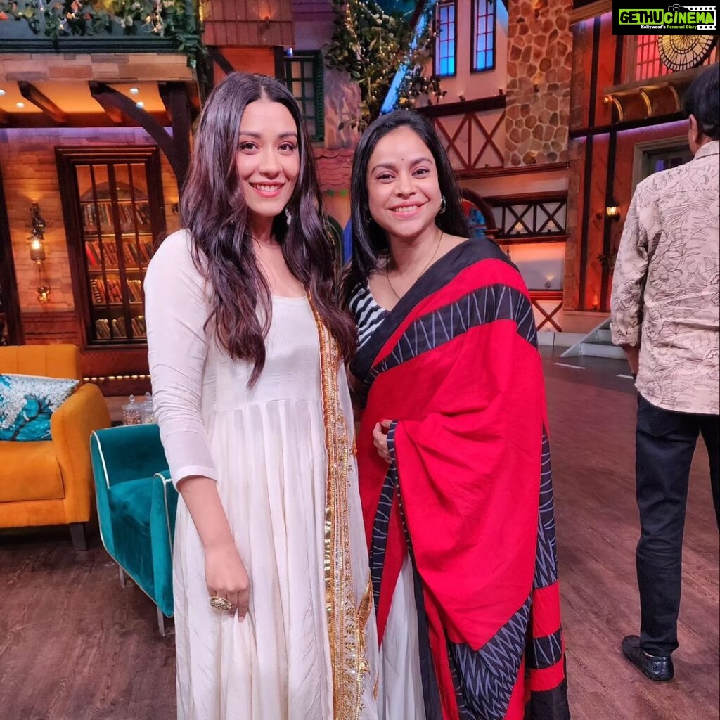 Aanchal Munjal Instagram - I had a blast shooting for the 'The Kapil Sharma Show' & my excitement was so apparent if you all saw the show. Laughter is the best therapy & @kapilsharma @anukalpgoswami along with @archanapuransingh mam @kikusharda @sumonachakravarti @vikalp_mehta #ManjuBrijnandanSharma & the whole team are doing a Divine job, spreading happiness like no one else. So grateful for this experience ❤🫶🧿 @sonytvofficial @sonylivindia
