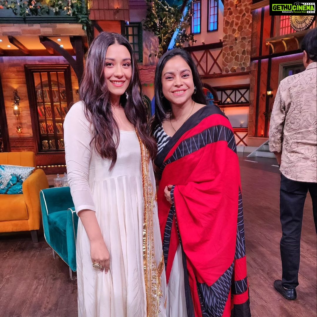 Aanchal Munjal Instagram - I had a blast shooting for the 'The Kapil Sharma Show' & my excitement was so apparent if you all saw the show. Laughter is the best therapy & @kapilsharma @anukalpgoswami along with @archanapuransingh mam @kikusharda @sumonachakravarti @vikalp_mehta #ManjuBrijnandanSharma & the whole team are doing a Divine job, spreading happiness like no one else. So grateful for this experience ❤️🫶🧿 @sonytvofficial @sonylivindia