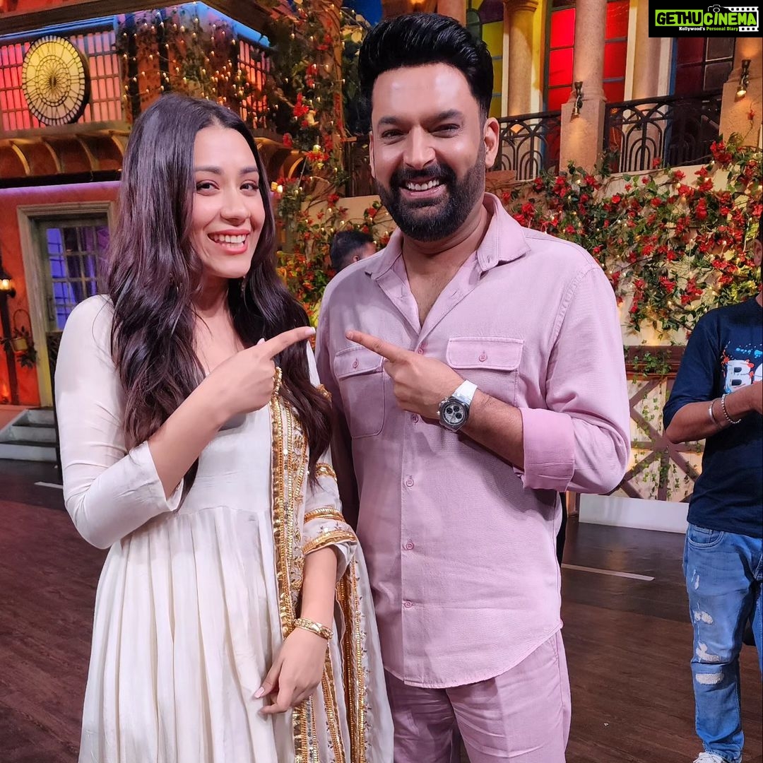 Aanchal Munjal Instagram - I had a blast shooting for the 'The Kapil Sharma Show' & my excitement was so apparent if you all saw the show. Laughter is the best therapy & @kapilsharma @anukalpgoswami along with @archanapuransingh mam @kikusharda @sumonachakravarti @vikalp_mehta #ManjuBrijnandanSharma & the whole team are doing a Divine job, spreading happiness like no one else. So grateful for this experience ❤️🫶🧿 @sonytvofficial @sonylivindia