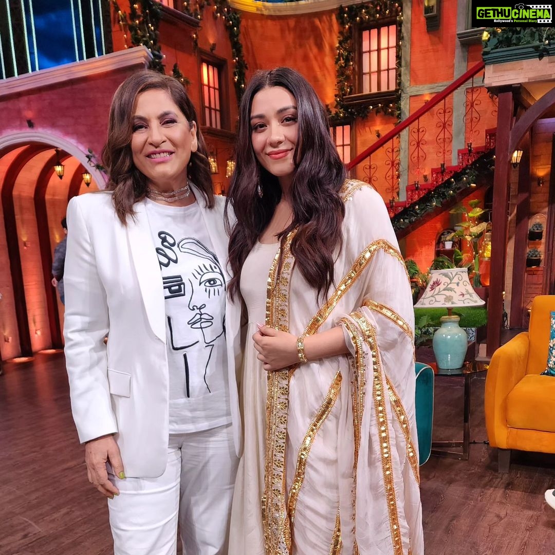 Aanchal Munjal Instagram - I had a blast shooting for the 'The Kapil Sharma Show' & my excitement was so apparent if you all saw the show. Laughter is the best therapy & @kapilsharma @anukalpgoswami along with @archanapuransingh mam @kikusharda @sumonachakravarti @vikalp_mehta #ManjuBrijnandanSharma & the whole team are doing a Divine job, spreading happiness like no one else. So grateful for this experience ❤️🫶🧿 @sonytvofficial @sonylivindia