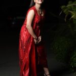 Aashika Padukone Instagram - Some fiery red mood! ❤️‍🔥 Styled by:-@harinireddym Outfit:-@nsdesignerstudios Jewellery:-@kushalsfashionjewellery Makeover: @praneetha_beautymakeover Photographer: @happy_portraits_photography