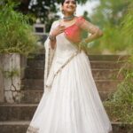 Aashika Padukone Instagram - Navaratri Vibes 🎉 Stylist: @priyareddy_baddigam Outfit: @maramsclothing_official Jewellery: @aditi_collection Makeover: @praneetha_beautymakeover Photography: @happy_portraits_photography