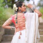 Aashika Padukone Instagram - Navaratri Vibes 🎉 Stylist: @priyareddy_baddigam Outfit: @maramsclothing_official Jewellery: @aditi_collection Makeover: @praneetha_beautymakeover Photography: @happy_portraits_photography