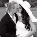 Aashka Goradia Instagram - A thousand years! ♥️ Walked down the aisle on this song to marry the best man. Through hardships, challenges, mistakes and sacrifices - I am blessed to have you as my husband and the father of our child whom we meet in just 8 weeks. ♥️ You have been the best companion and I know this child is blessed to get a dad like you. You - no vanity fair, simple, humble, ever so respectful to one and all, so loving towards everyone, honest and grounded, might I add - so good looking, my blue eyed man. With all this raising another human with you will be the greatest joy of my life. I love you @ibrentgoble - through all of high waters and fires. ♥️ Nothing nears to how you love me. To then and now, to forever. #kyathiaayo . . . . . . . #parentstobe #dadtobe #momtobe #week32 #pregnancy #pregnant #pregnancyshoot #memories #pregnancydiary