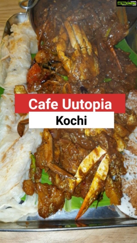 Abhirami Suresh Instagram - കൊച്ചിയിൽ നല്ല ഭക്ഷണവും ആമ്പിയൻസുമുള്ള കഫേ ഉട്ടോപ്പിയ | Cafe Uutopia | Kochi | Kerala Follow : @muhsin_thefoodietraveller Follow : @uutopianjournal 📍 Cafe utopia Near Panangad jetty Kochi Must try Dishes :- Chicken paal porotta Rajavu Thri madhuram Pani puri shawarma Thadiyan Chef's beef roast #foodie #foodlover #foodblogger #foodporn #foodgram #foodgasm #foodstagram #instafood #instagood #instadaily #keralafood #kochi #chicken #beef #seafood #fish #malayalam #mallu #viral #reelitfeelit #reels #trending